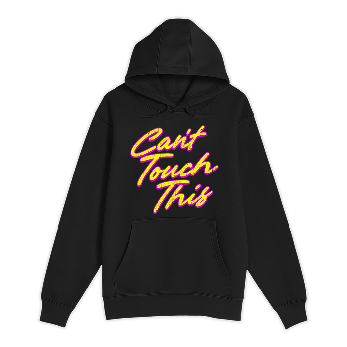 Unisex Small Black Pullover Hooded Sweatshirt