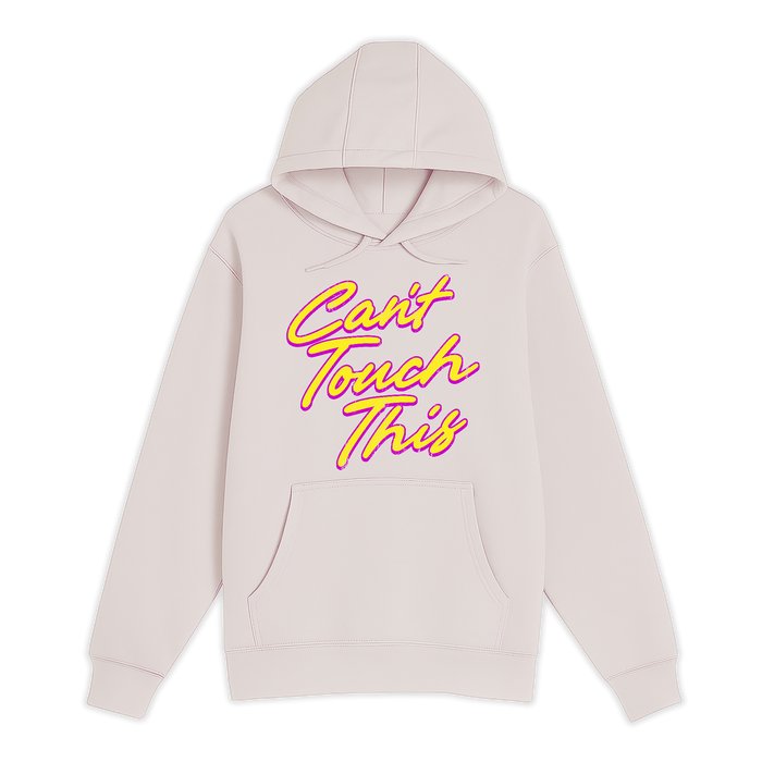 Unisex Small Light Pink Pullover Hooded Sweatshirt