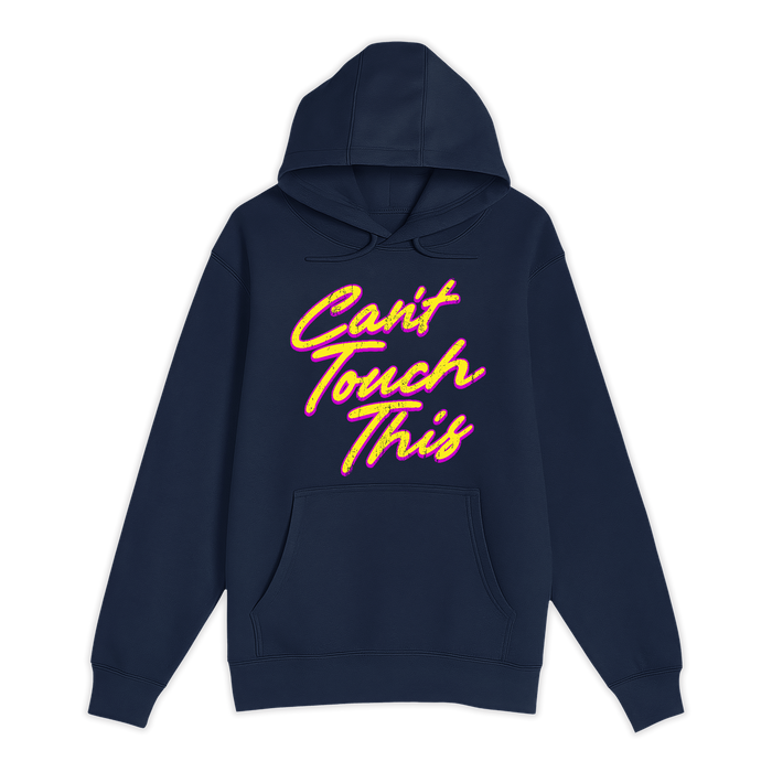 Unisex Small Navy Pullover Hooded Sweatshirt