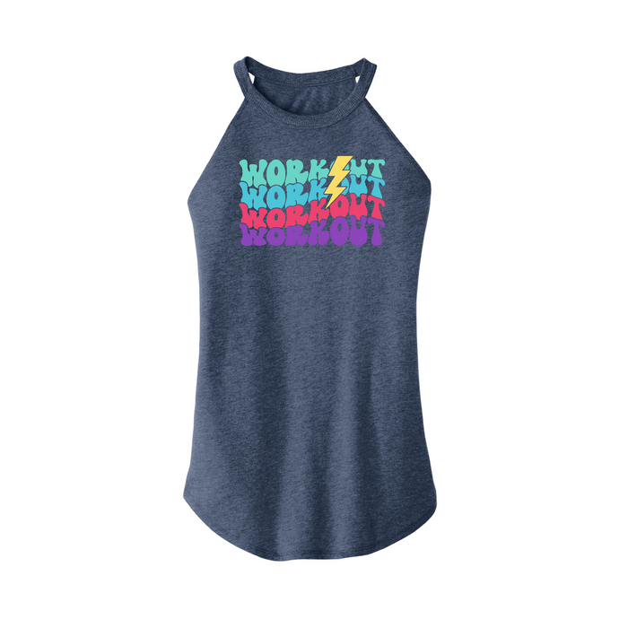 Womens X-Small Navy Heather Tank Top