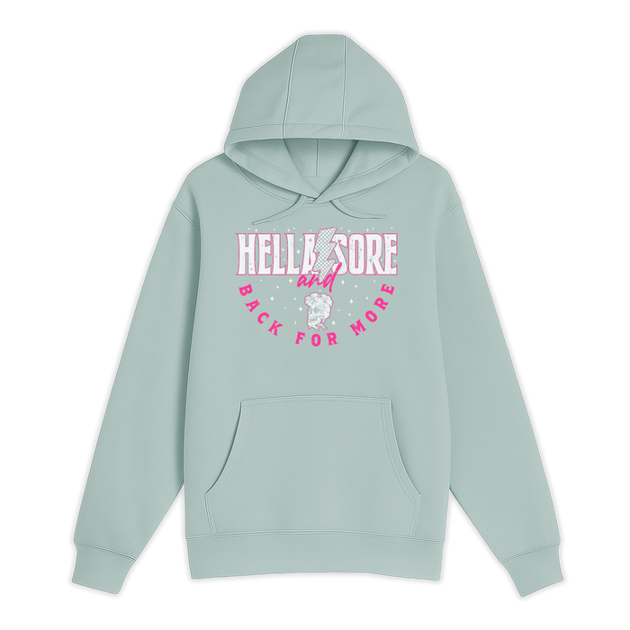 Unisex Small SEA FOAM Pullover Hooded Sweatshirt