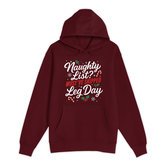 Unisex Small Burgundy Pullover Hooded Sweatshirt