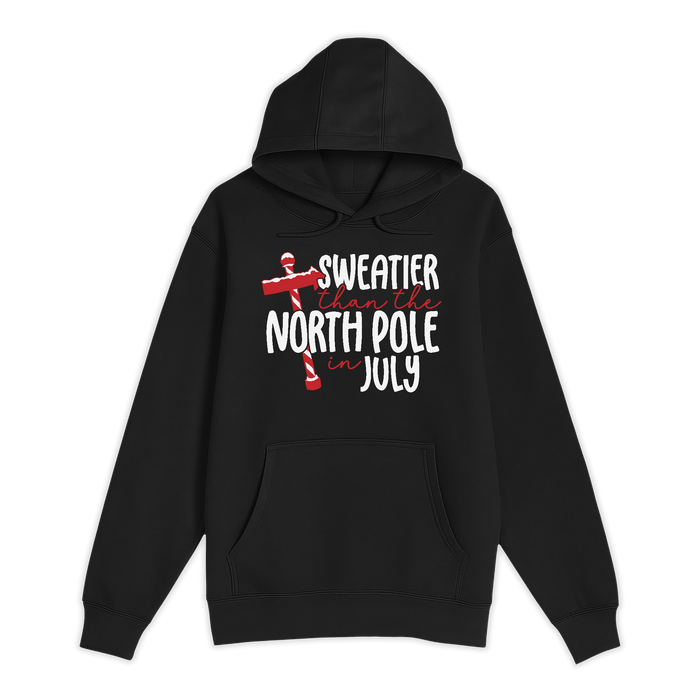 Unisex Small Black Pullover Hooded Sweatshirt