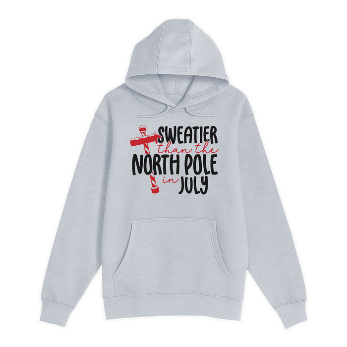 Unisex Small Heather Gray Pullover Hooded Sweatshirt