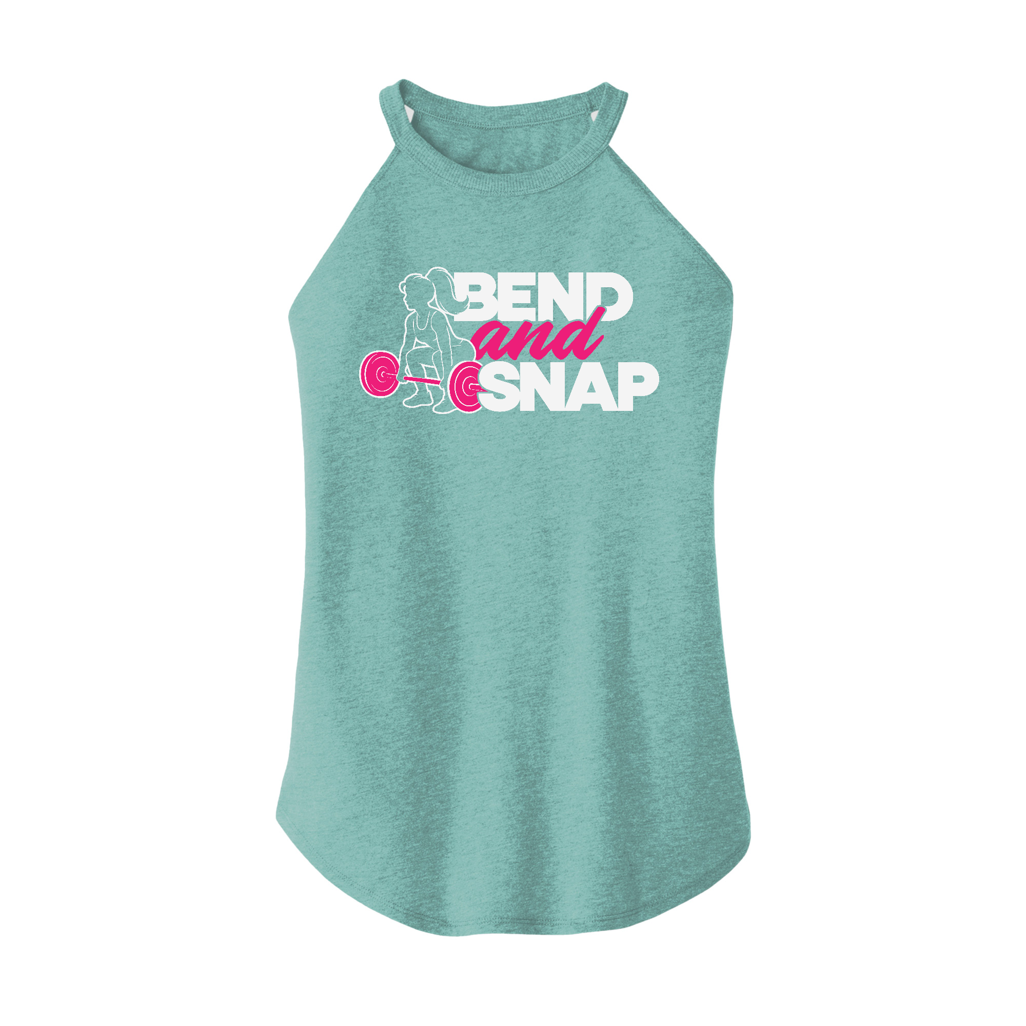 Womens X-Small Teal Rocker Tank Top