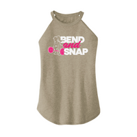 Womens X-Small Sand Rocker Tank Top