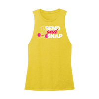 Womens X-Small Yellow Muscle Tank