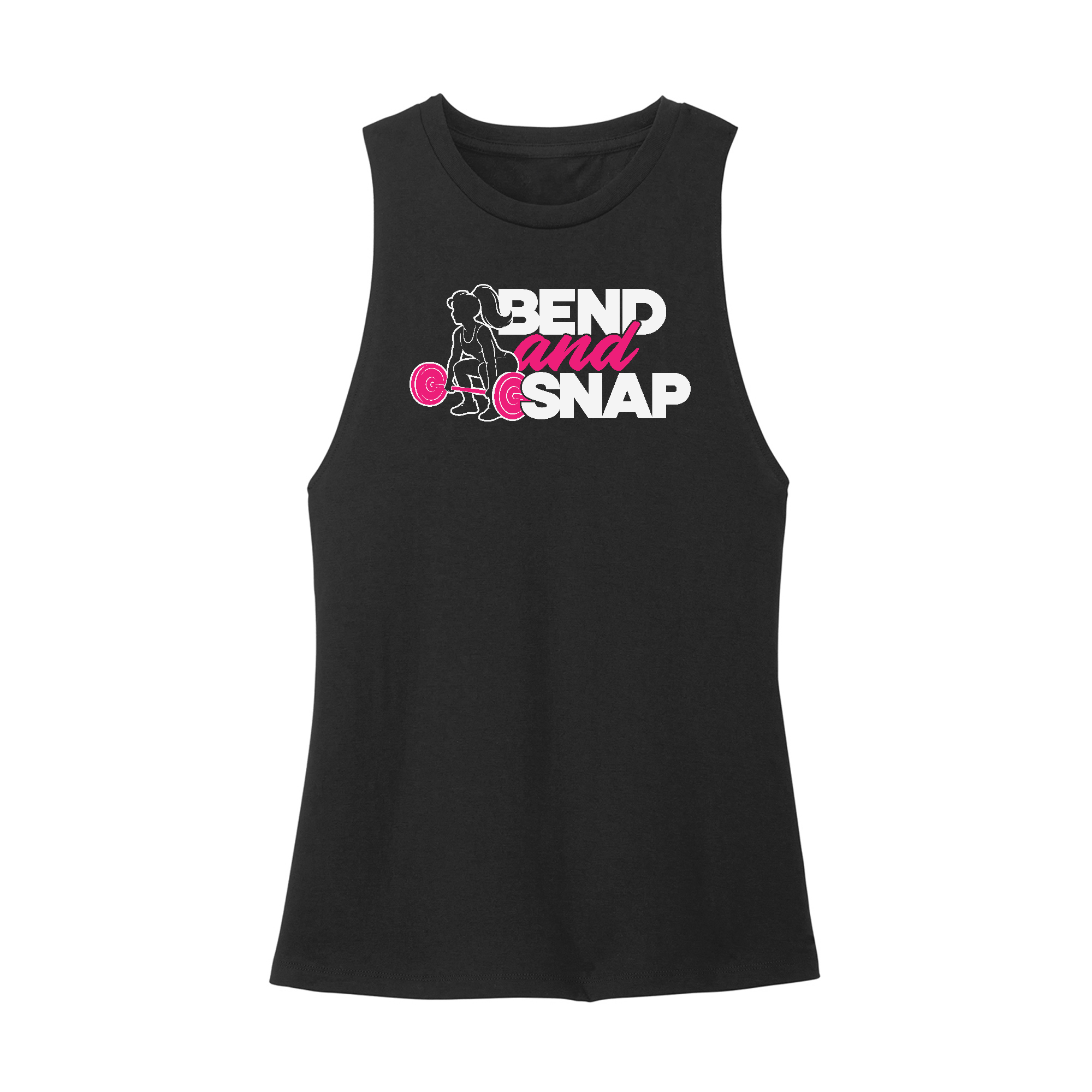 Womens X-Small Black Muscle Tank