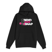 Unisex Small Black Pullover Hooded Sweatshirt