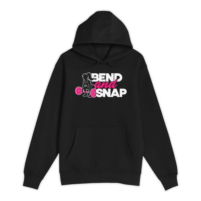 Unisex Small Black Pullover Hooded Sweatshirt