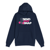 Unisex Small Navy Pullover Hooded Sweatshirt