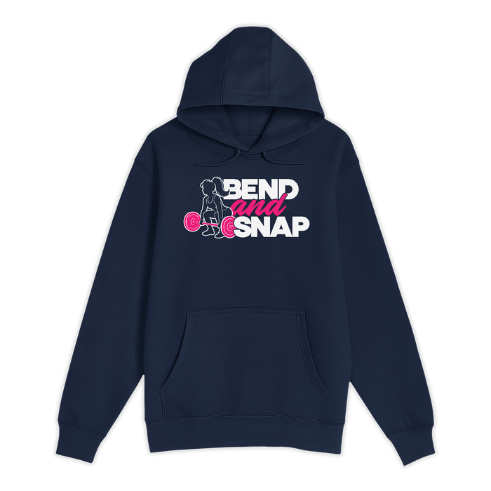 Unisex Small Navy Pullover Hooded Sweatshirt
