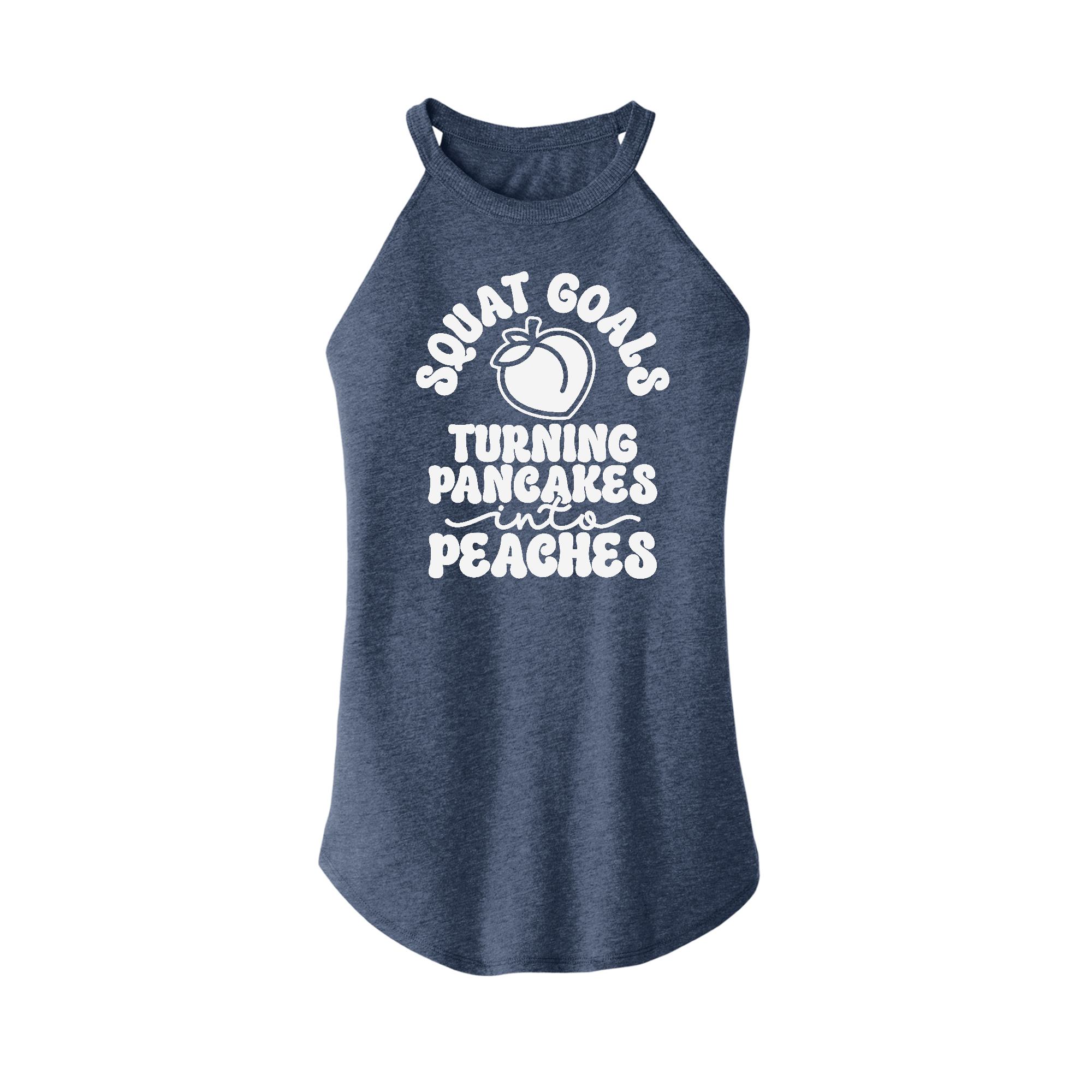 Womens X-Small Navy Heather Tank Top