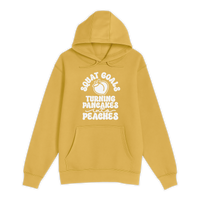 Unisex Small Antique Gold Pullover Hooded Sweatshirt