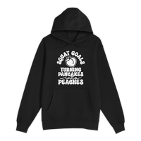 Unisex Small Black Pullover Hooded Sweatshirt