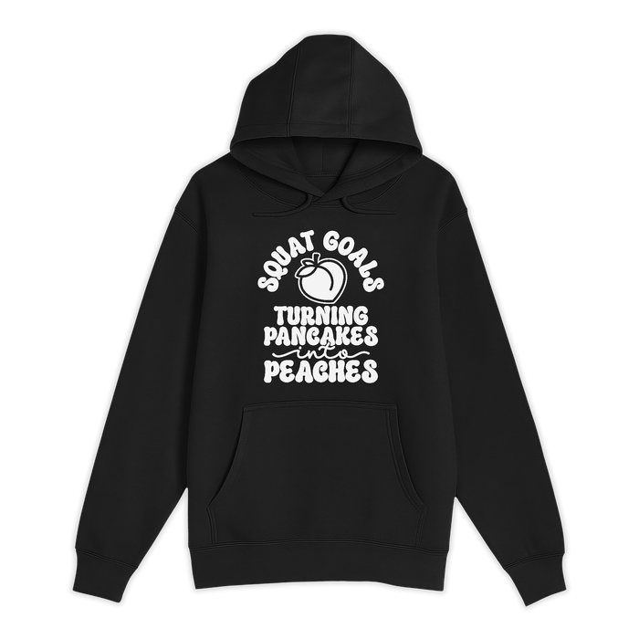 Unisex Small Black Pullover Hooded Sweatshirt