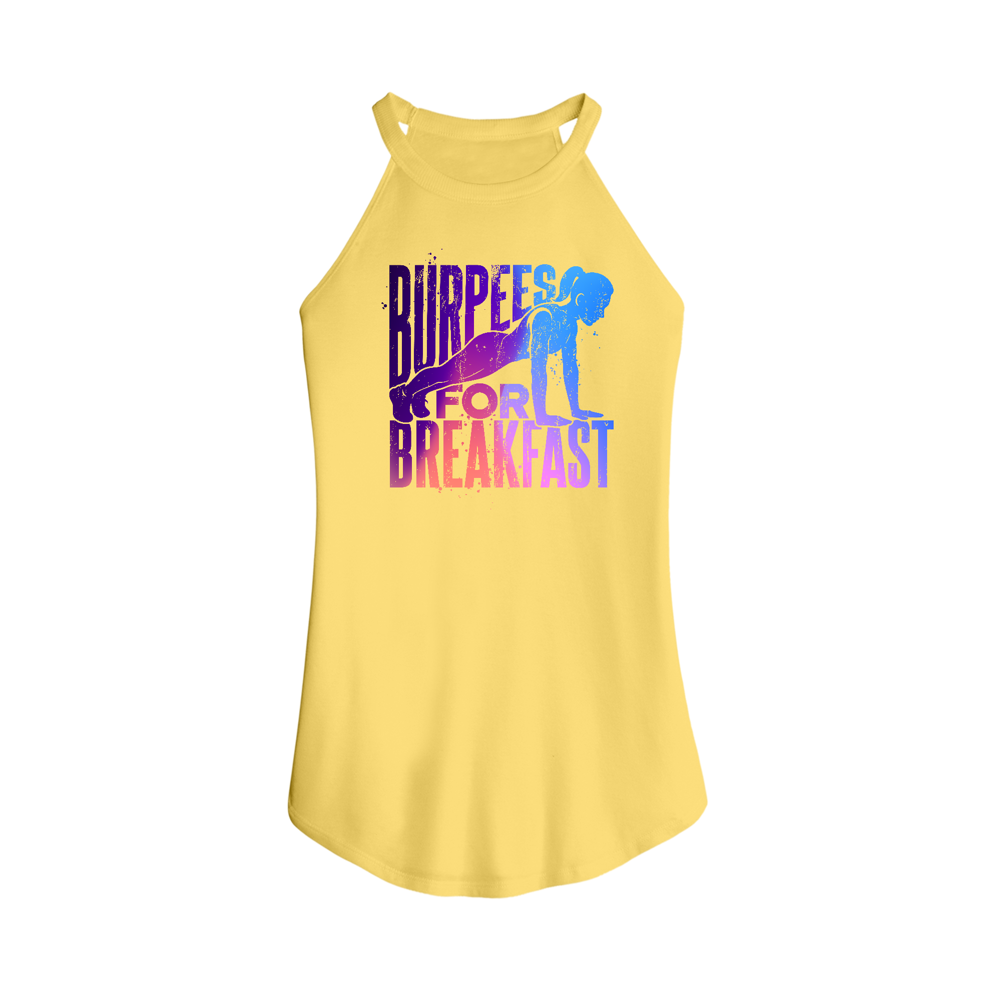 Womens X-Small Yellow Tank Top