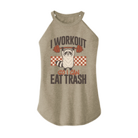 Womens X-Small Sand Rocker Tank Top