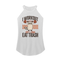 Womens X-Small White Rocker Tank Top