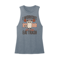 Womens X-Small Teal Muscle Tank