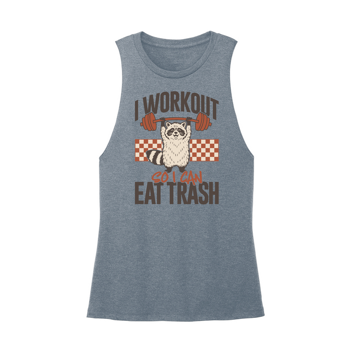 Womens X-Small Teal Muscle Tank