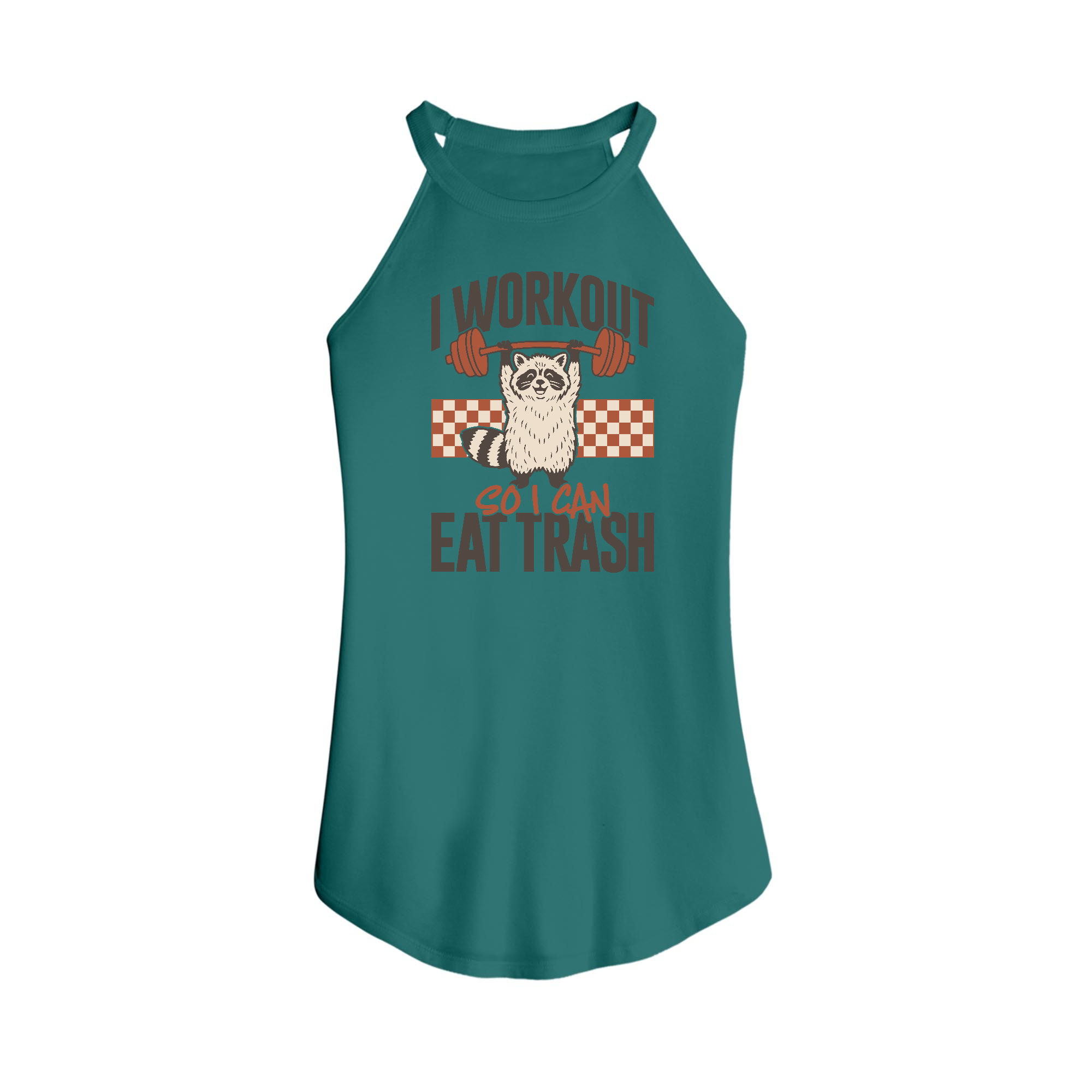Womens X-Small Teal Tank Top