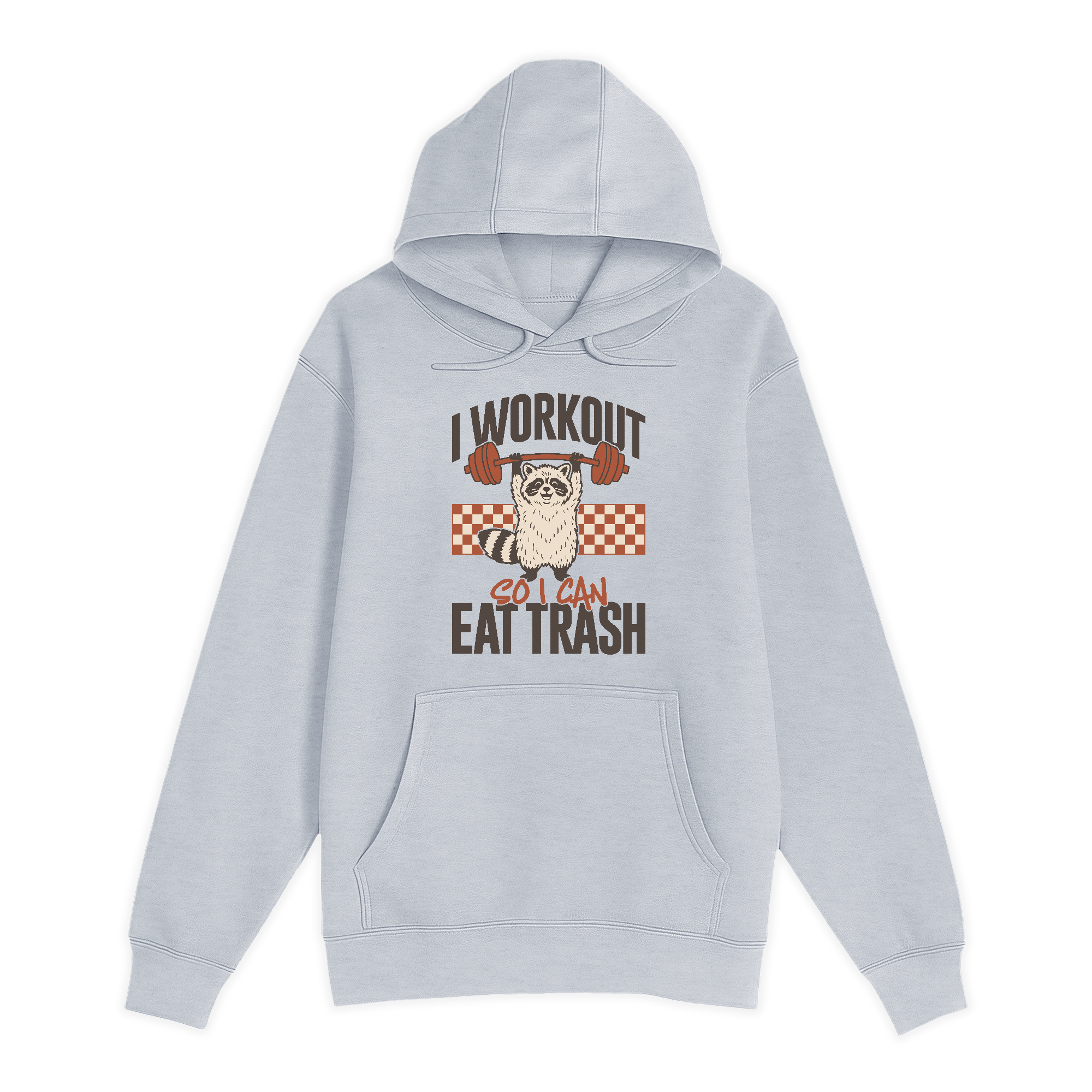Unisex Small Heather Gray Pullover Hooded Sweatshirt