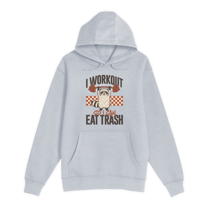 Unisex Small Heather Gray Pullover Hooded Sweatshirt