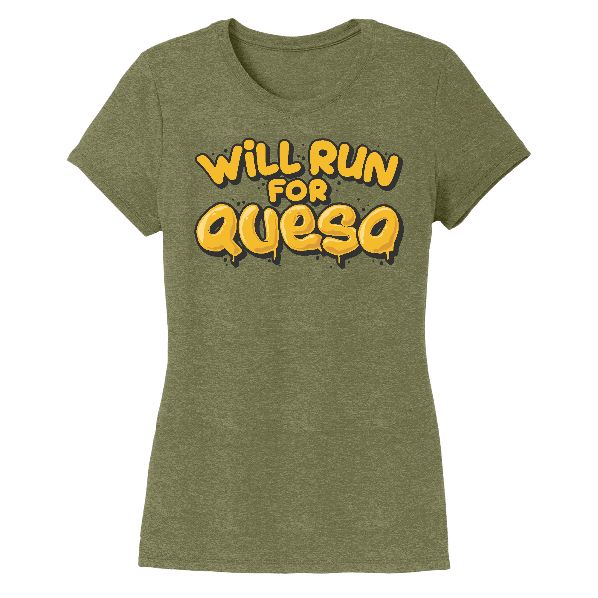 Womens X-Small Military Green Style_T-Shirt