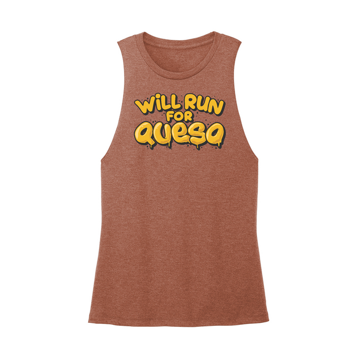 Womens X-Small Brown Muscle Tank