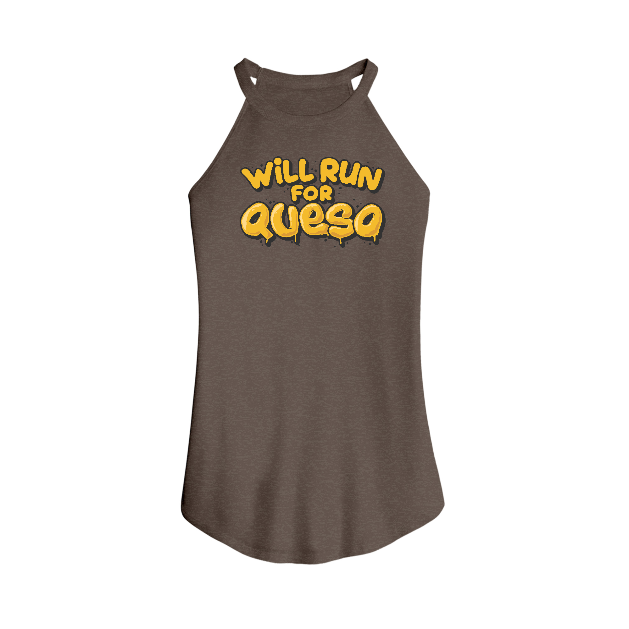 Womens X-Small Brown Tank Top