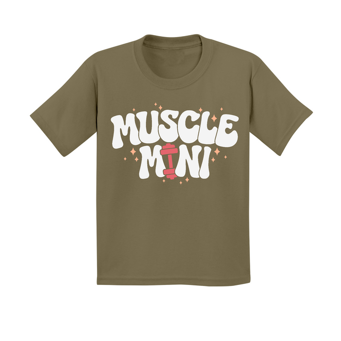 Kids Small Military Green Style_T-Shirt