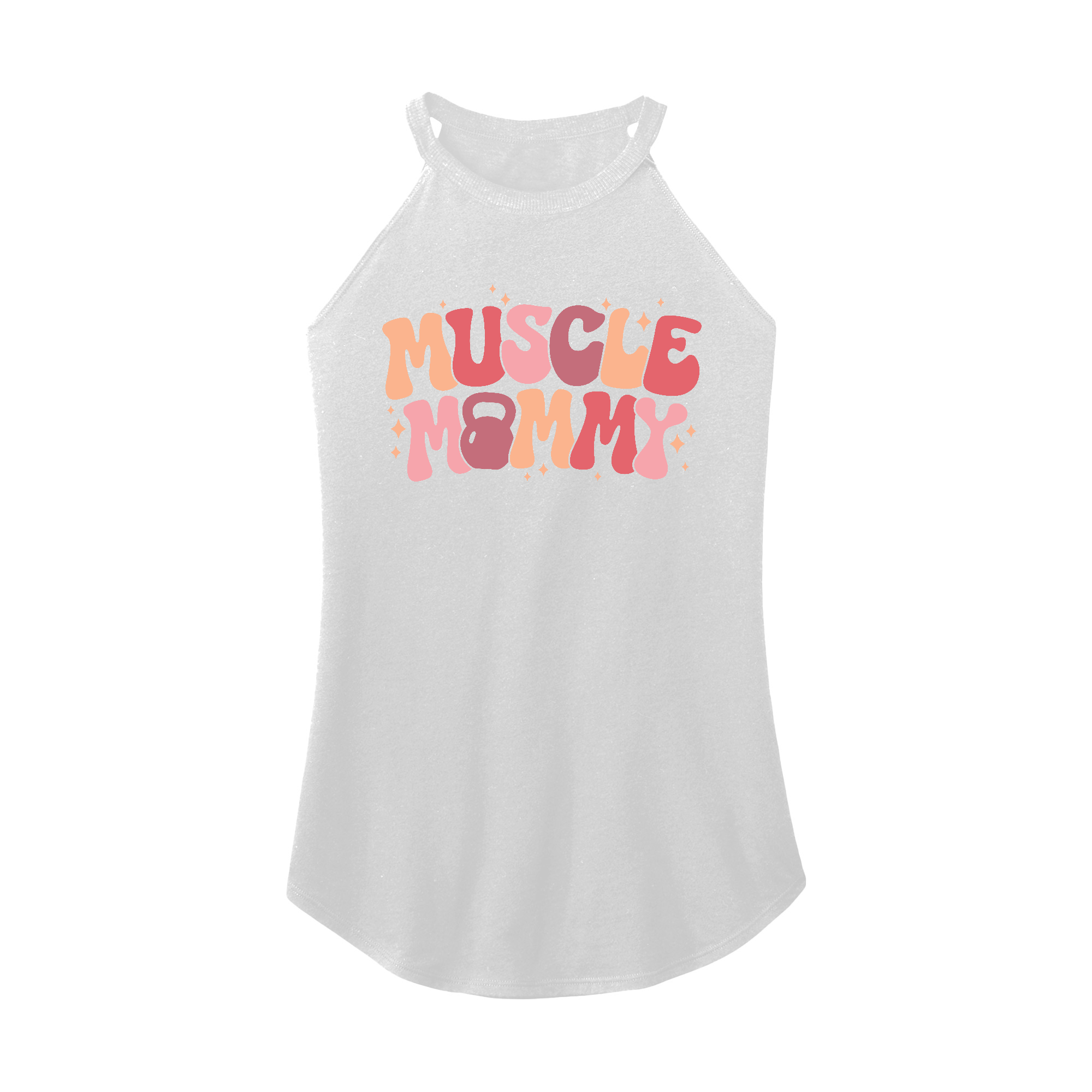 Womens X-Small White Rocker Tank Top