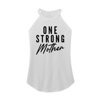 Womens X-Small White Rocker Tank Top