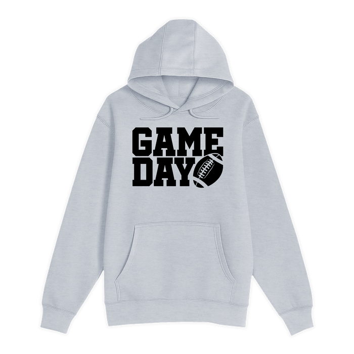 Unisex Small Heather Gray Pullover Hooded Sweatshirt