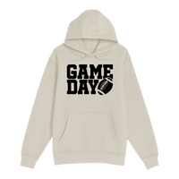 Unisex Small Natural Pullover Hooded Sweatshirt