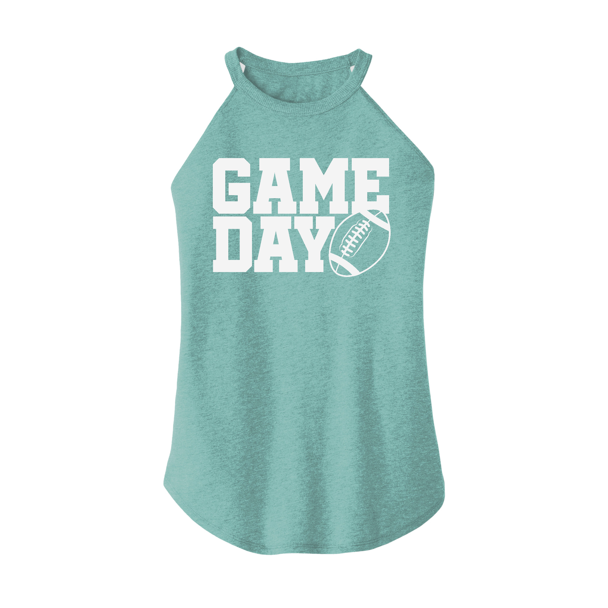 Womens X-Small Teal Rocker Tank Top