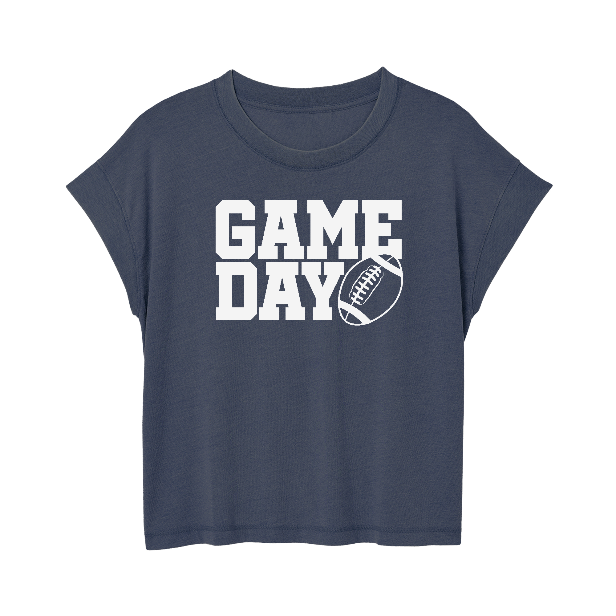 Womens Small Navy Style_T-Shirt