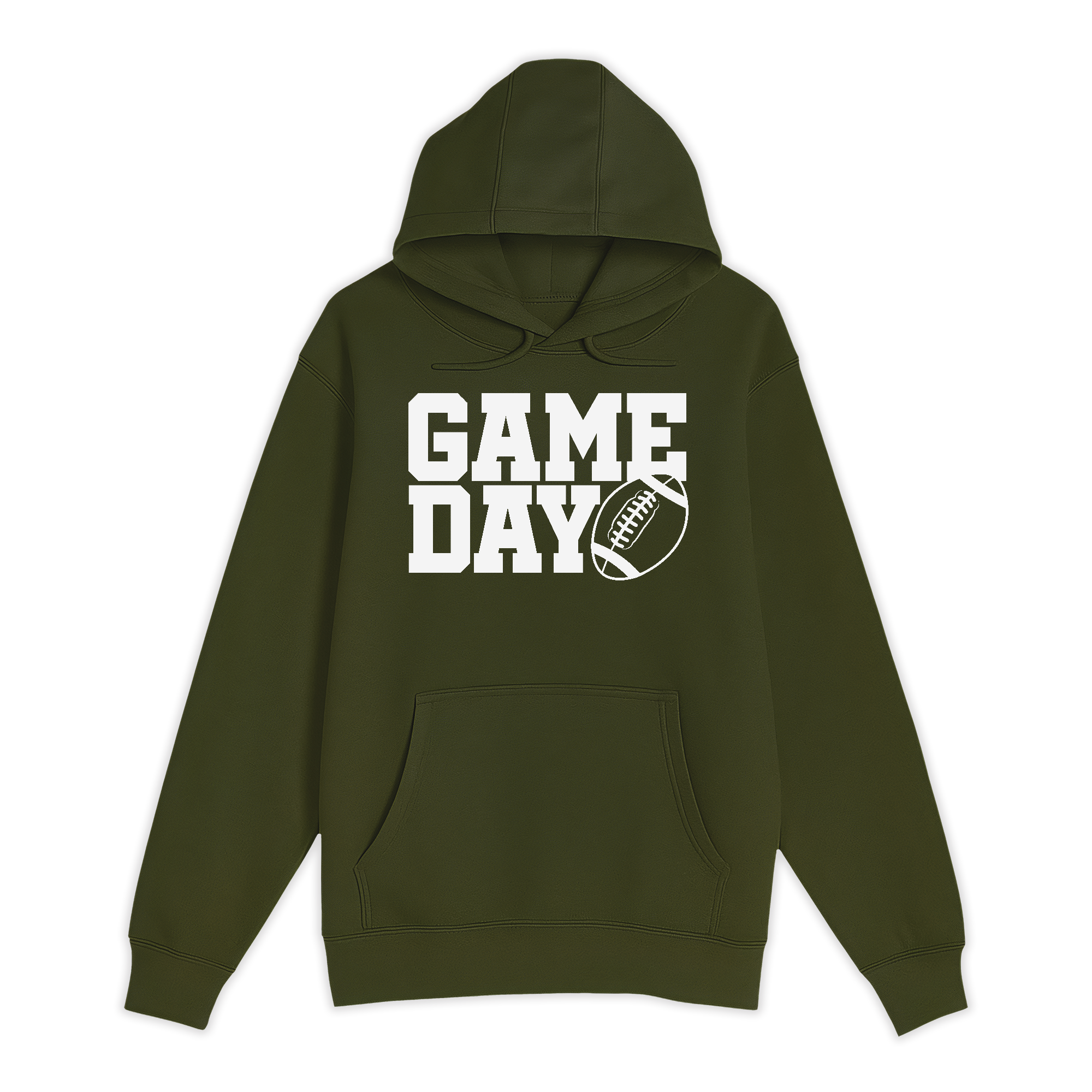 Unisex Small Army Pullover Hooded Sweatshirt