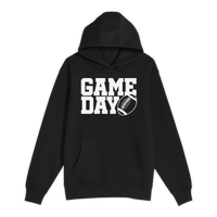 Unisex Small Black Pullover Hooded Sweatshirt