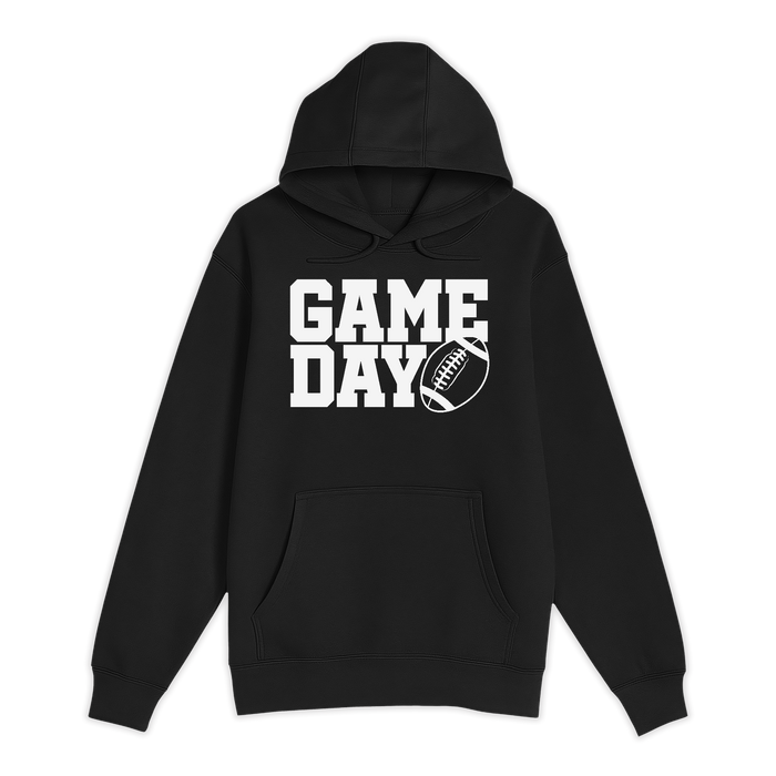 Unisex Small Black Pullover Hooded Sweatshirt