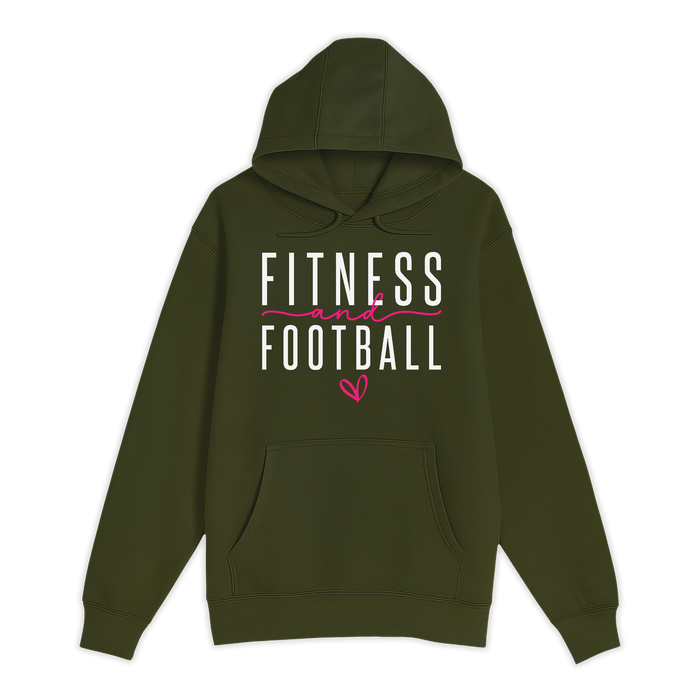 Unisex Small Army Pullover Hooded Sweatshirt