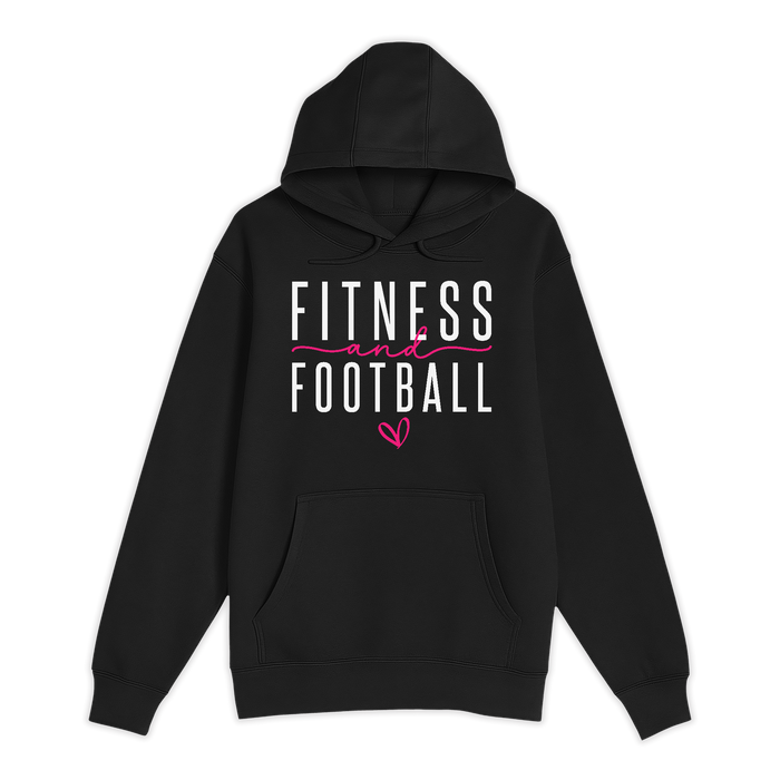 Unisex Small Black Pullover Hooded Sweatshirt