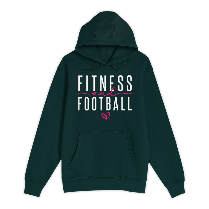 Unisex Small Sport Green Pullover Hooded Sweatshirt