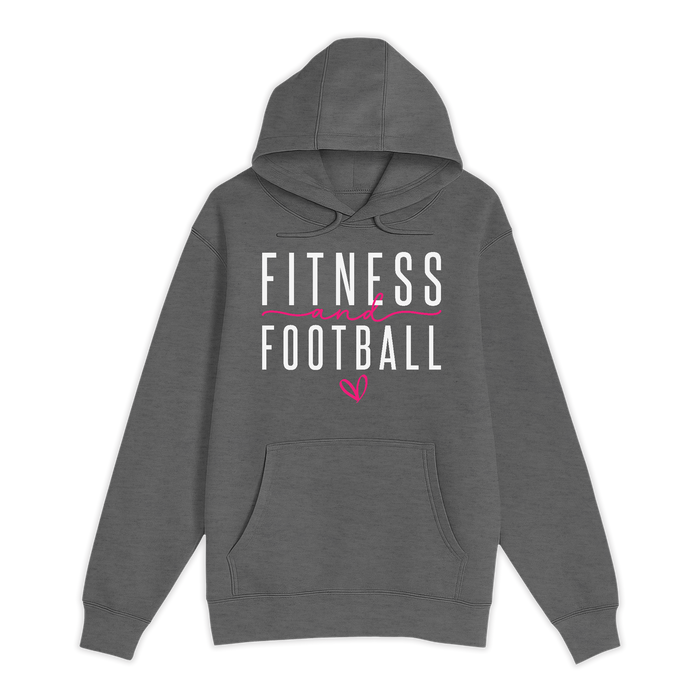 Unisex Small Charcoal Heather Pullover Hooded Sweatshirt