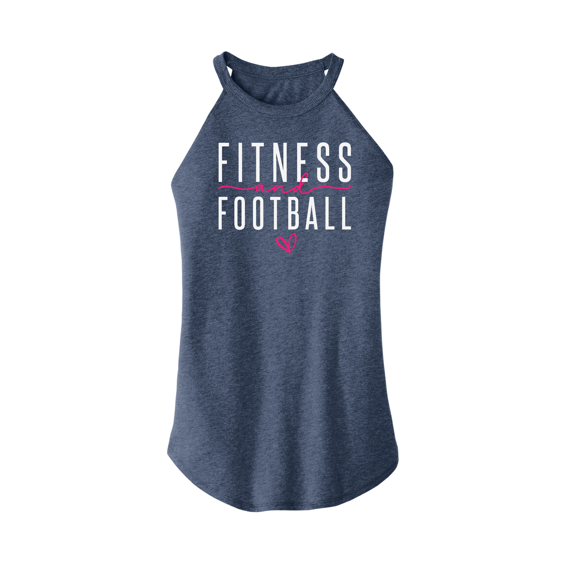 Womens X-Small Navy Heather Tank Top