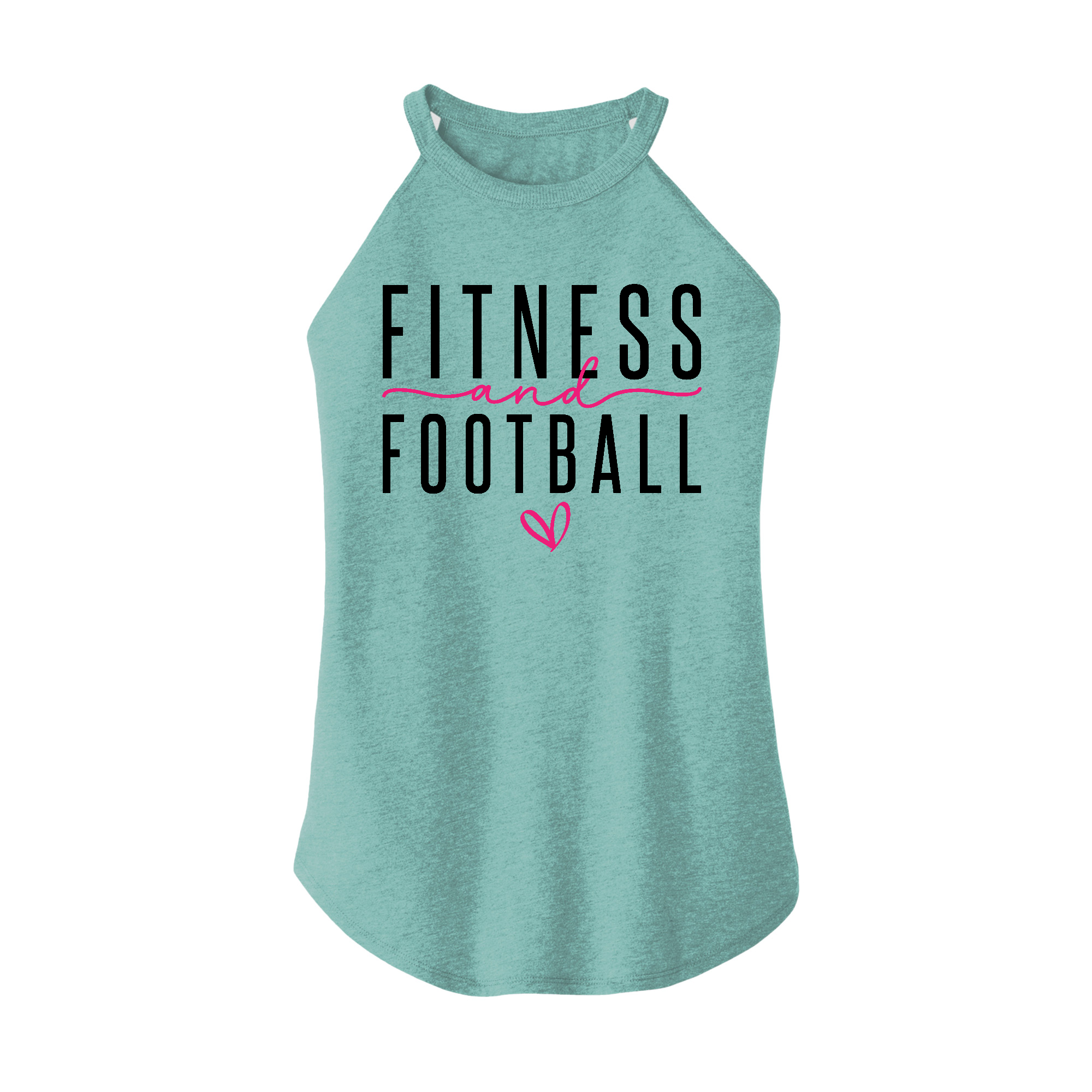 Womens X-Small Teal Rocker Tank Top