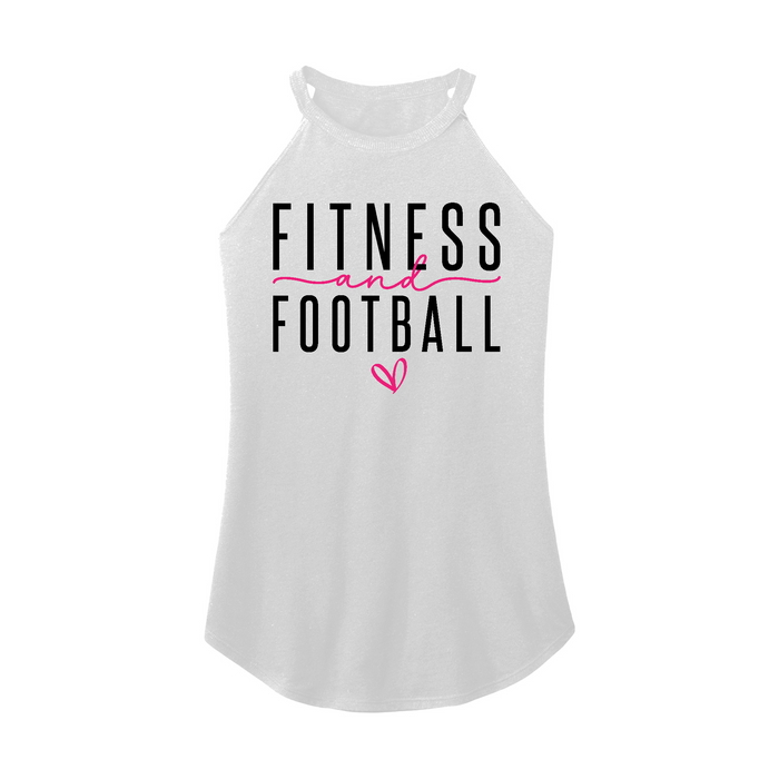 Womens X-Small White Rocker Tank Top