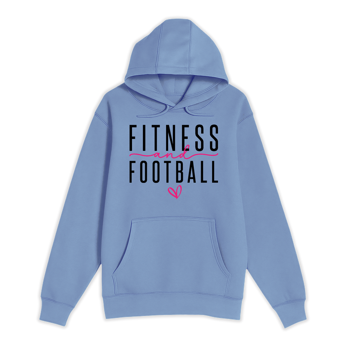 Unisex Small Colony Blue Pullover Hooded Sweatshirt