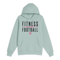 Unisex Small SEA FOAM Pullover Hooded Sweatshirt